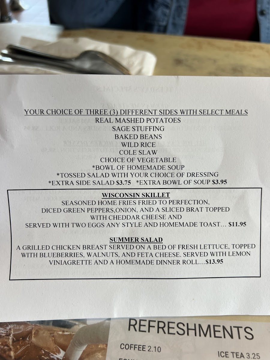 Pine Cone Restaurant Menu - Image 3